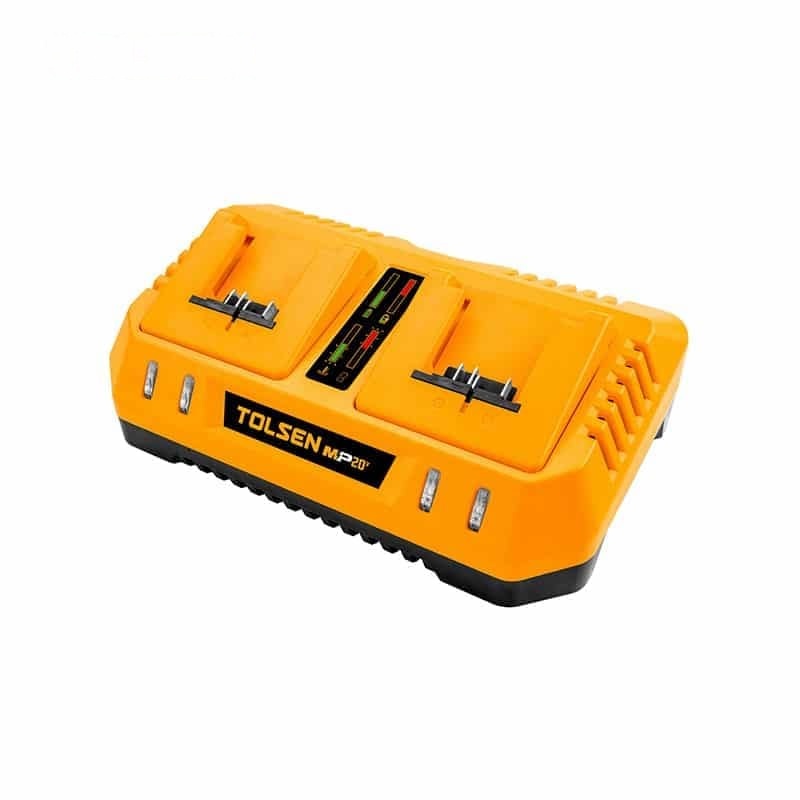 DUAL PORT RAPID BATTERY CHARGER (SPECIALLY FOR 110-120V MARKET) - 20V LITHIUM-ION PLATFORM - AGC Tools Ghana