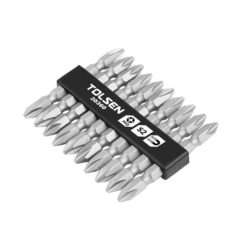 10PCS DOUBLE END SCREWDRIVER BITS SET (INDUSTRIAL) - FASTENING TOOLS - AGC Tools Ghana