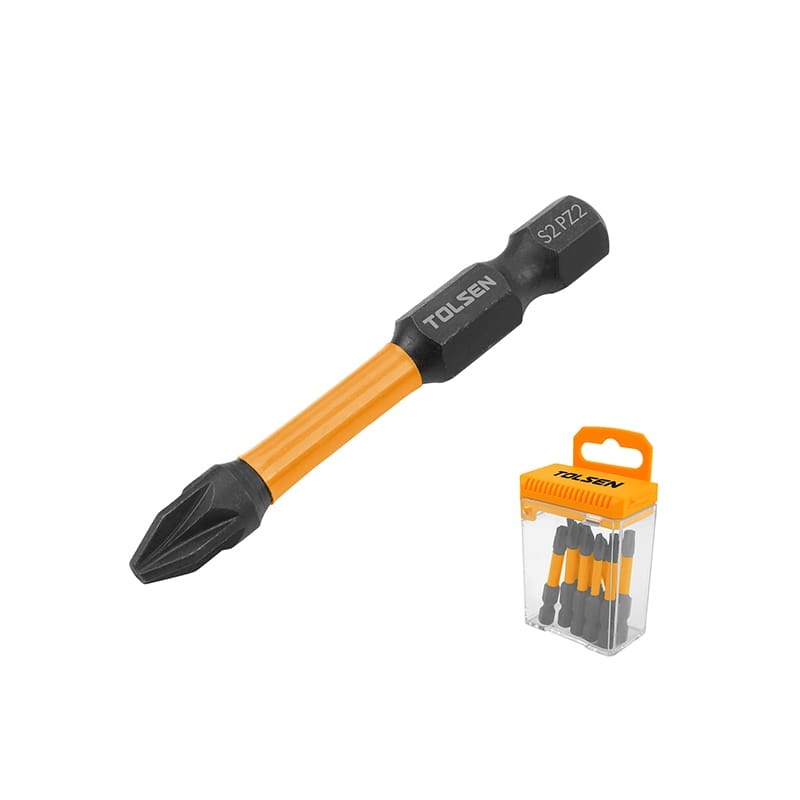 10PCS IMPACT SCREWDRIVER BIT SET (POZIDRIV) (INDUSTRIAL) - FASTENING TOOLS - AGC Tools Ghana