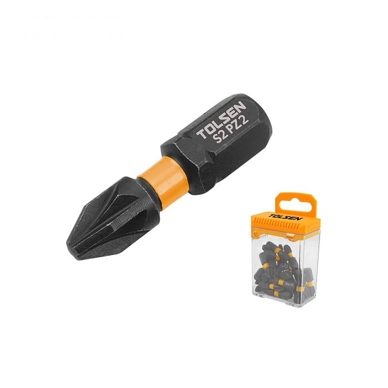 20PCS IMPACT SCREWDRIVER BIT SET (POZIDRIV) (INDUSTRIAL) - FASTENING TOOLS - AGC Tools Ghana