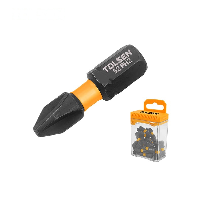 20PCS IMPACT SCREWDRIVER BIT SET (PHILIPS) (INDUSTRIAL) - FASTENING TOOLS - AGC Tools Ghana