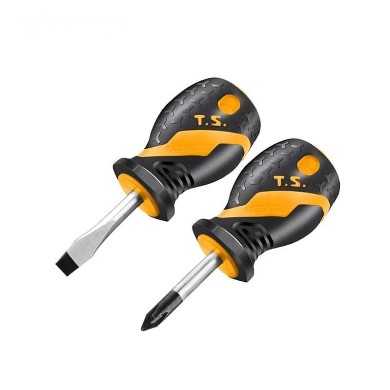 2PCS STUBBY SCREWDRIVERS SET - FASTENING TOOLS - AGC Tools Ghana