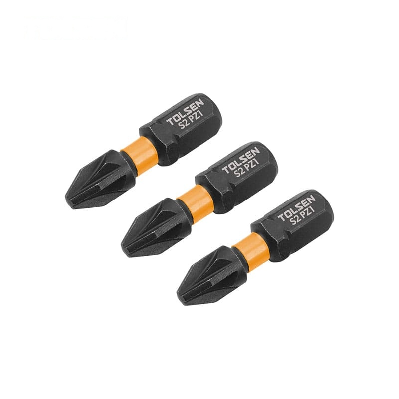 3PCS IMPACT SCREWDRIVER BIT SET (POZIDRIV) (INDUSTRIAL) - FASTENING TOOLS - AGC Tools Ghana
