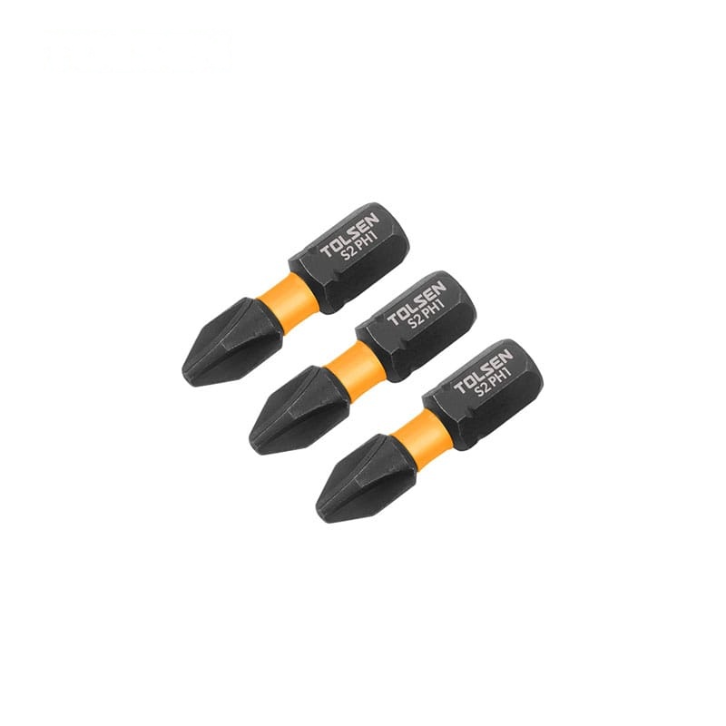 3PCS IMPACT SCREWDRIVER BIT SET (PHILIPS) (INDUSTRIAL) - FASTENING TOOLS - AGC Tools Ghana
