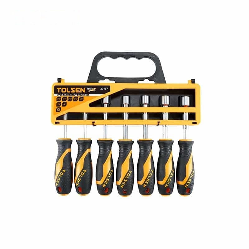 7PCS SAE HEX NUT DRIVER SET - FASTENING TOOLS - AGC Tools Ghana