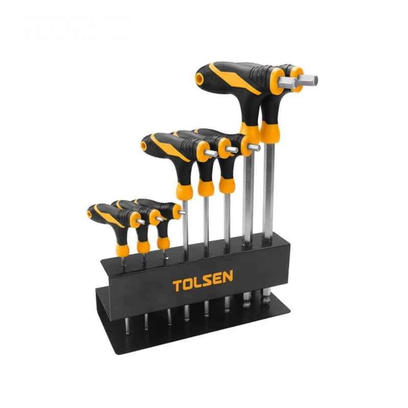 8PCS BALL POINT T-HANDLE SCREWDRIVERS SET (INDUSTRIAL) - FASTENING TOOLS - AGC Tools Ghana