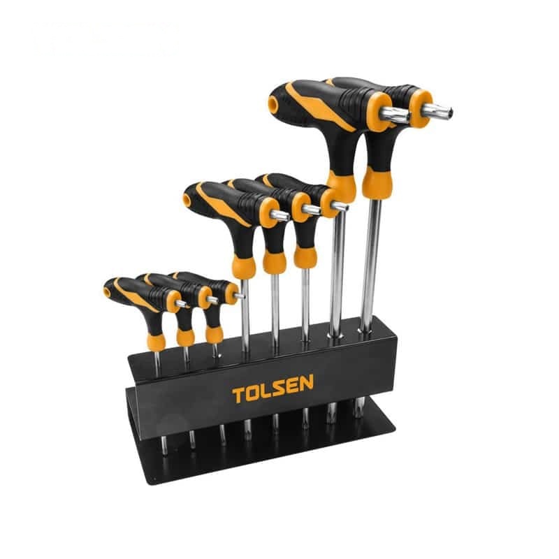 8PCS TORX T-HANDLE SCREWDRIVERS SET (INDUSTRIAL) - FASTENING TOOLS - AGC Tools Ghana