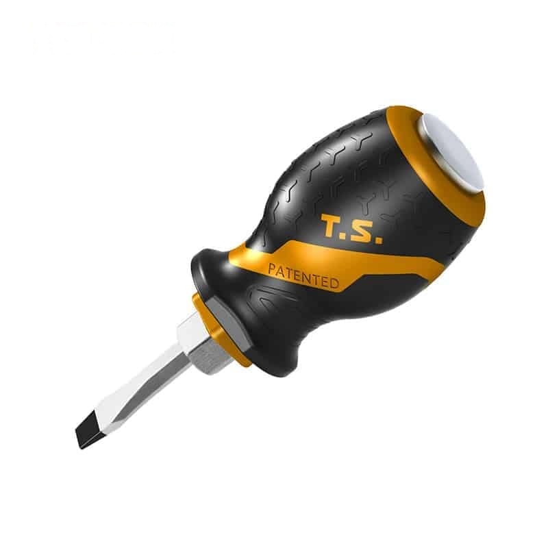 GO-THROUGH SCREWDRIVER, STUBBY - FASTENING TOOLS - AGC Tools Ghana