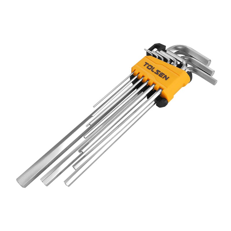 9PCS EXTRA-LONG ARM HEX KEY SET Tolsen Tool Ghana