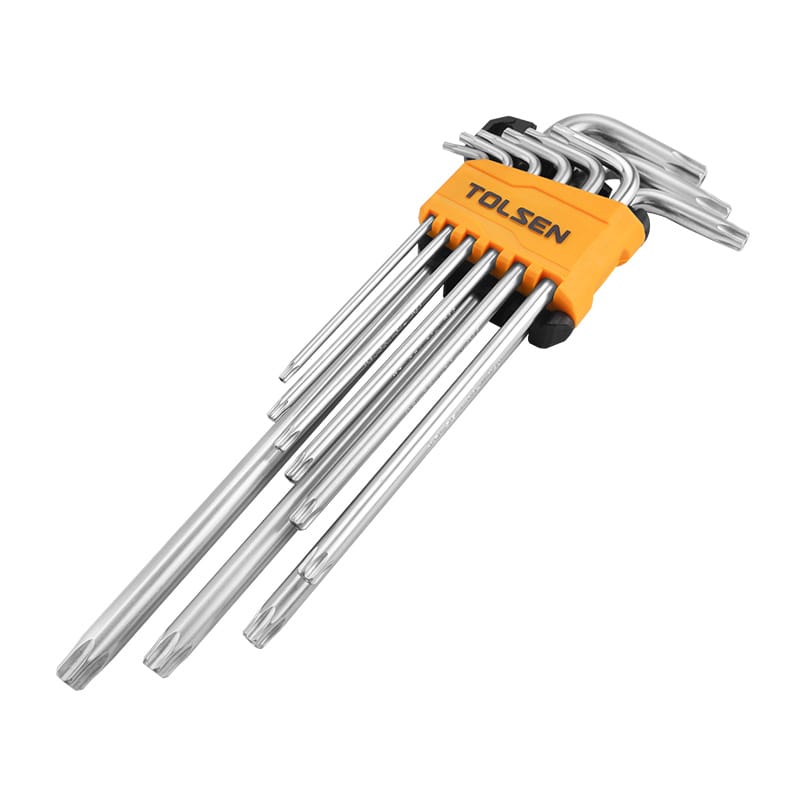 9PCS TORX EXTRA-LONG ARM HEX KEY SET Tolsen Tool Ghana