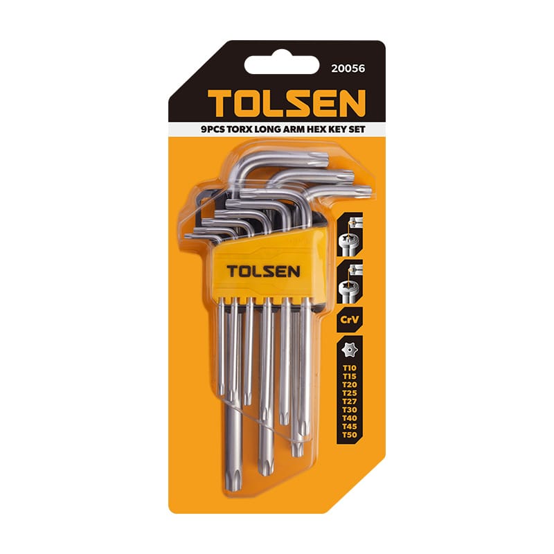 9PCS TORX LONG ARM HEX KEY SET thumbnail 5