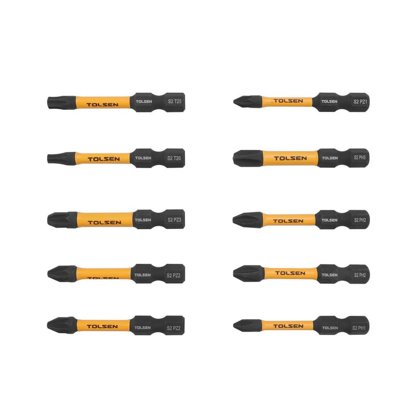 10PCS IMPACT SCREWDRIVER BIT SET (INDUSTRIAL) thumbnail 3