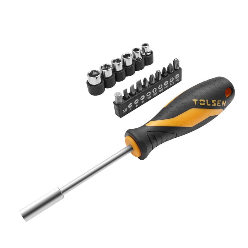 17PCS SOCKET AND BIT SET Tolsen Tool Ghana