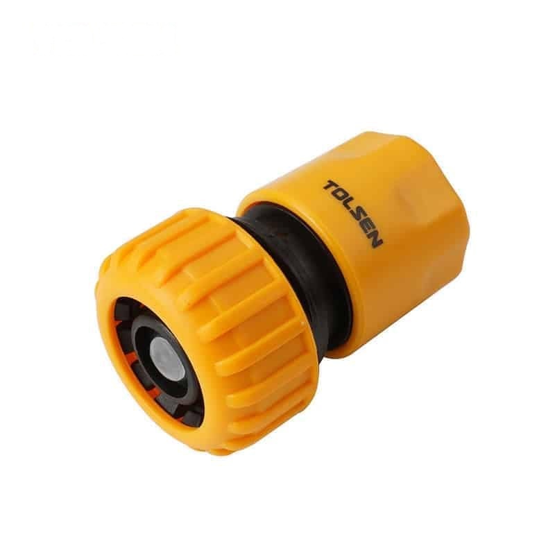 HOSE CONNECTOR WITH WATER STOP - GARDEN TOOLS - AGC Tools Ghana