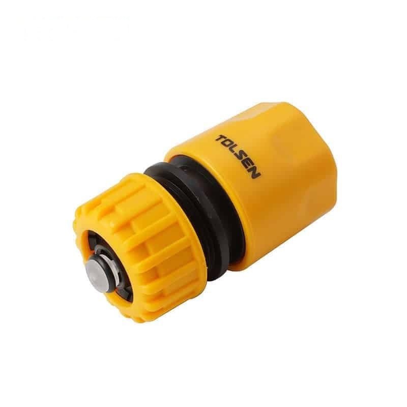 HOSE CONNECTOR WITH WATER STOP - GARDEN TOOLS - AGC Tools Ghana
