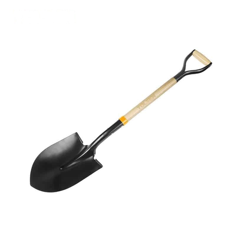 STEEL SHOVEL WITH HANDLE - GARDEN TOOLS - AGC Tools Ghana