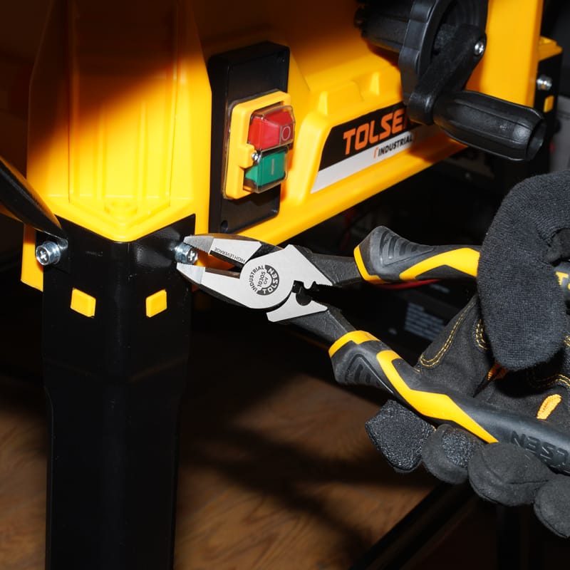 HIGH LEVERAGE LINEMAN’S PLIERS WITH FISH TAPE PULLER AND CRIMPER (INDUSTRIAL) thumbnail 8