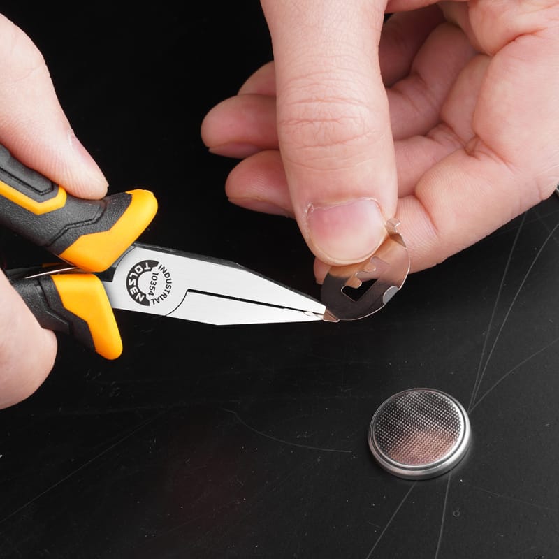 4.5″ MINI FLAT NOSE PLIERS (INDUSTRIAL) thumbnail 6