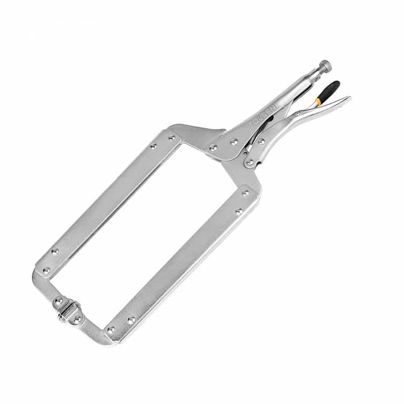 LOCKING CLAMP WITH SWIVEL PADS - HOLDING TOOLS - AGC Tools Ghana