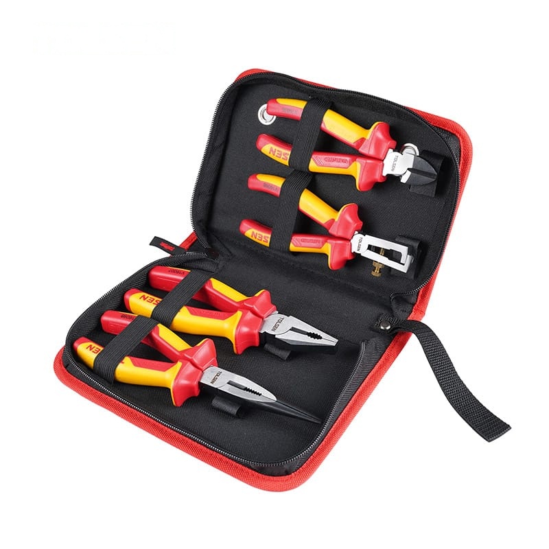 4PCS INSULATED PLIERS SET (PREMIUM) - INSULATED TOOLS - AGC Tools Ghana