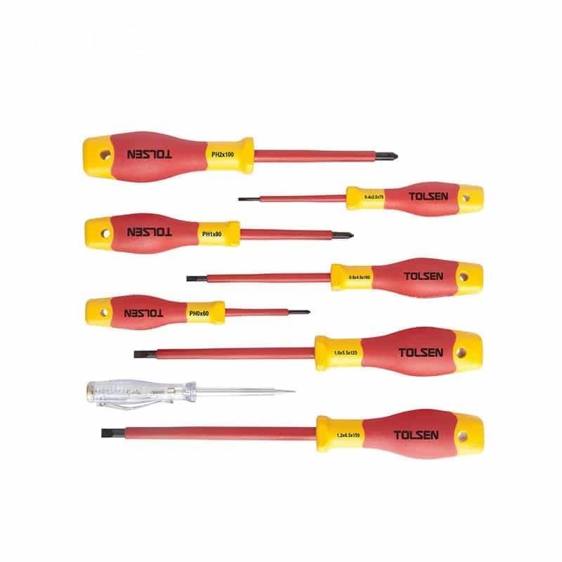 8PCS INSULATED SCREWDRIVERS SET (PREMIUM) - INSULATED TOOLS - AGC Tools Ghana