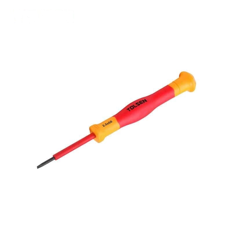 INSULATED PRECISION SLOTTED SCREWDRIVER (PREMIUM) - INSULATED TOOLS - AGC Tools Ghana
