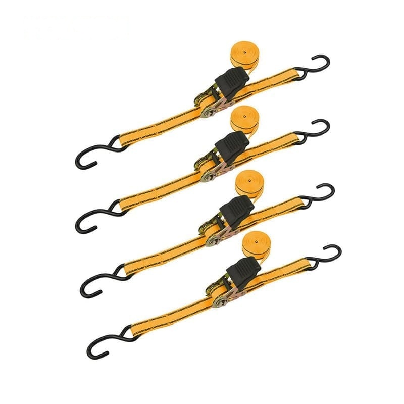 4PCS RATCHET TIE DOWN SET (INDUSTRIAL) - LIFTING & HANDLING TOOLS - AGC Tools Ghana
