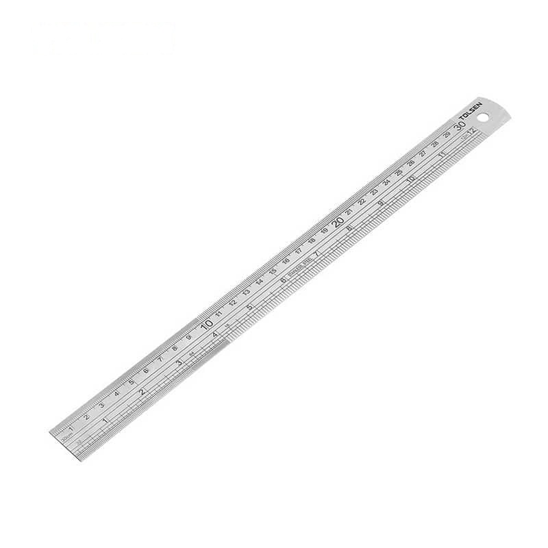 STAINLESS STEEL RULER (METRIC AND INCH) - MEASURING TOOLS - AGC Tools Ghana