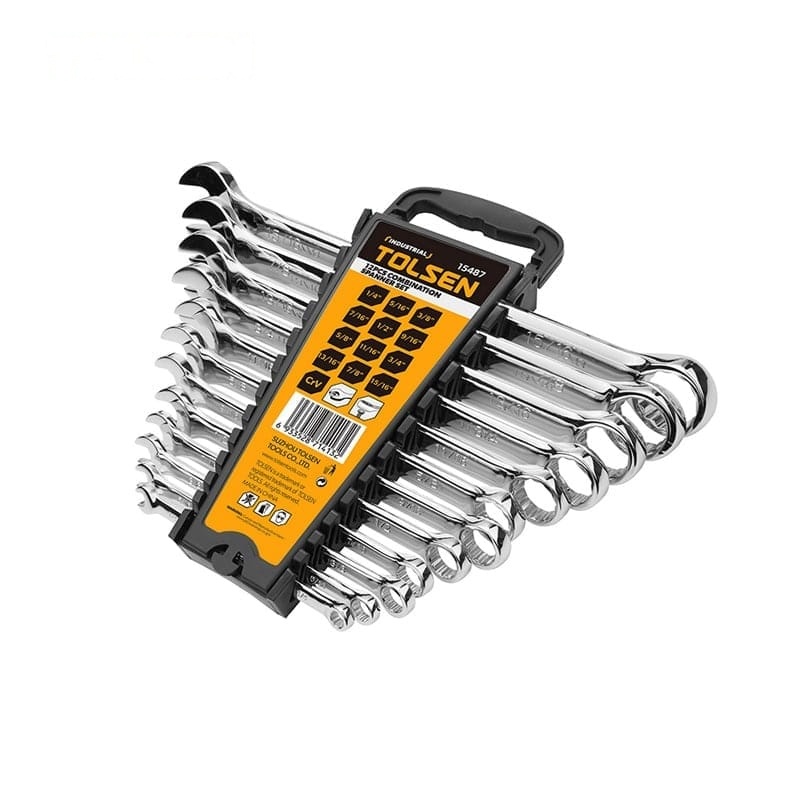 12PCS COMBINATION SPANNER SET - MECHANICS TOOLS - AGC Tools Ghana