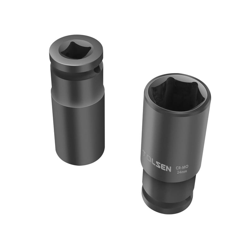 10PCS 1/2″ DRIVE DEEP IMPACT SOCKET SET thumbnail 5