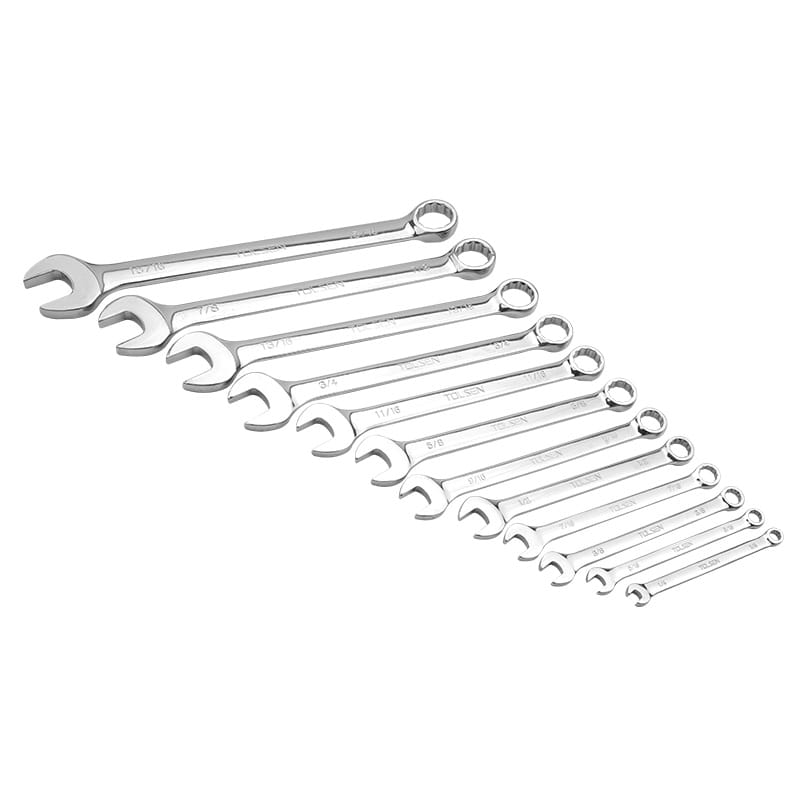 12PCS COMBINATION SPANNER SET (INCH) thumbnail 4