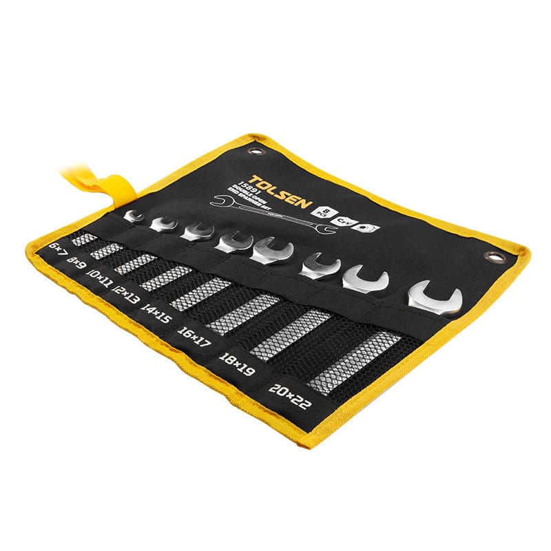 8PCS DOUBLE OPEN END SPANNER SET Tolsen Tool Ghana