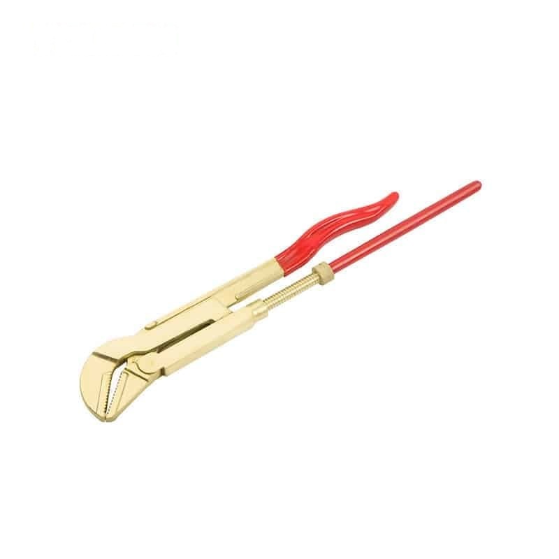NON SPARKING 45° BENT NOSE PIPE WRENCH (INDUSTRIAL) - NON-SPARKING TOOLS - AGC Tools Ghana