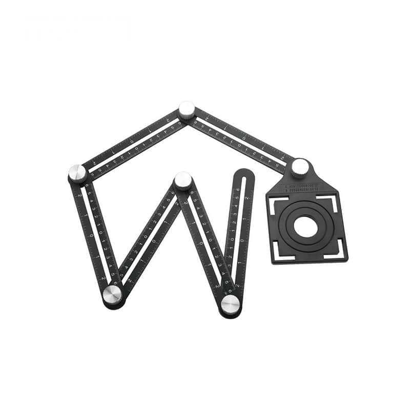 ALUMINUM ALLOY MULTI ANGLE MEASURING SIX-FOLD RULER - PAINTING & MASONRY TOOLS - AGC Tools Ghana