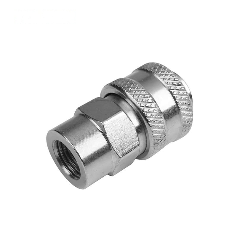 FEMALE STEEL INDUSTRIAL QUICK COUPLER G1/4″ - PNEUMATIC TOOLS - AGC Tools Ghana