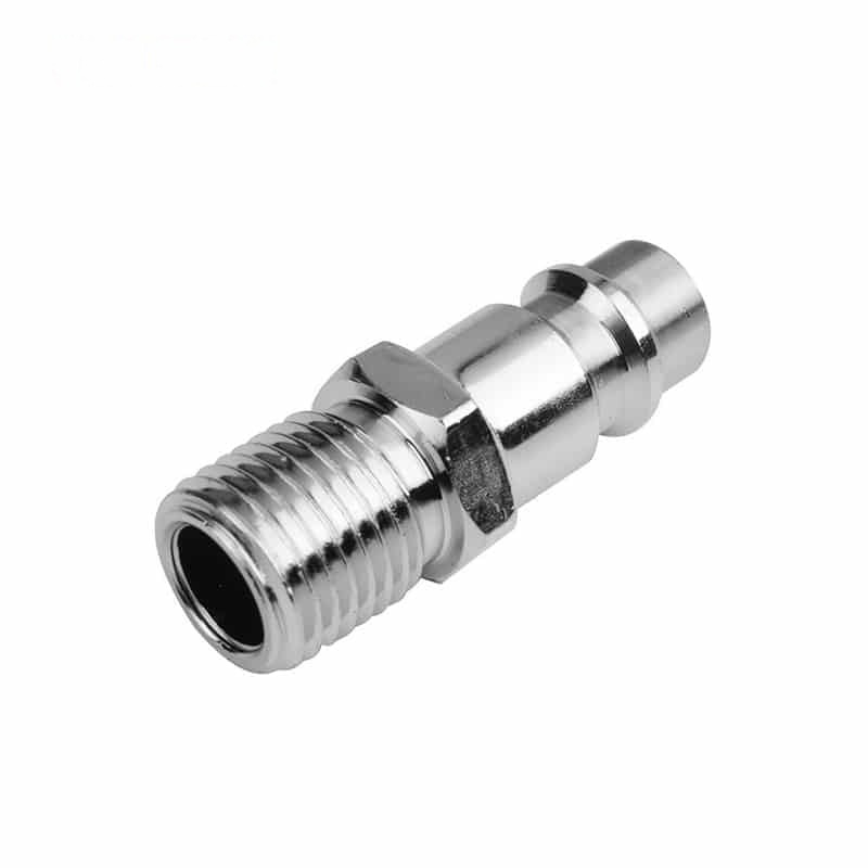 MALE STEEL INDUSTRIAL QUICK COUPLER G1/4″ - PNEUMATIC TOOLS - AGC Tools Ghana