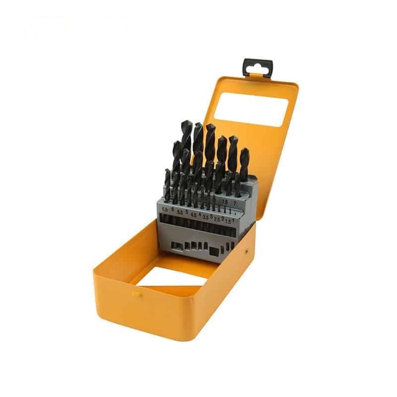 25PCS HSS TWIST DRILL BITS SET - POWER TOOLS ACCESSORIES - AGC Tools Ghana