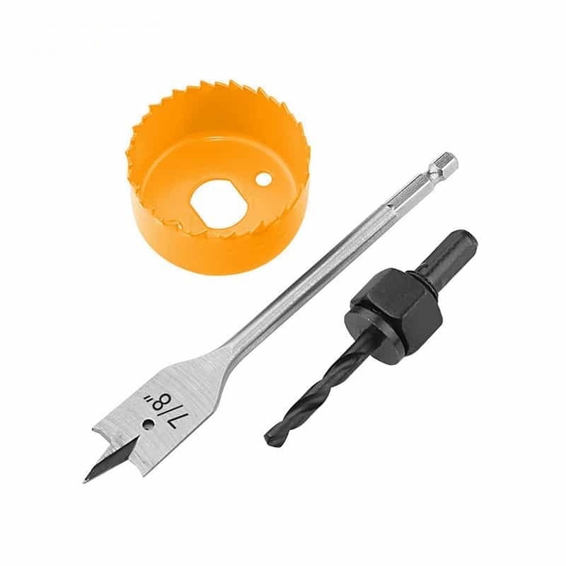 3PCS LOCK INSTALLRATION HOLE SAW SET - POWER TOOLS ACCESSORIES - AGC Tools Ghana