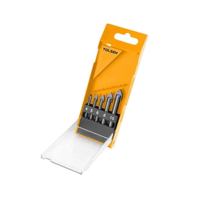 5PCS GLASS DRILL BITS SET - POWER TOOLS ACCESSORIES - AGC Tools Ghana