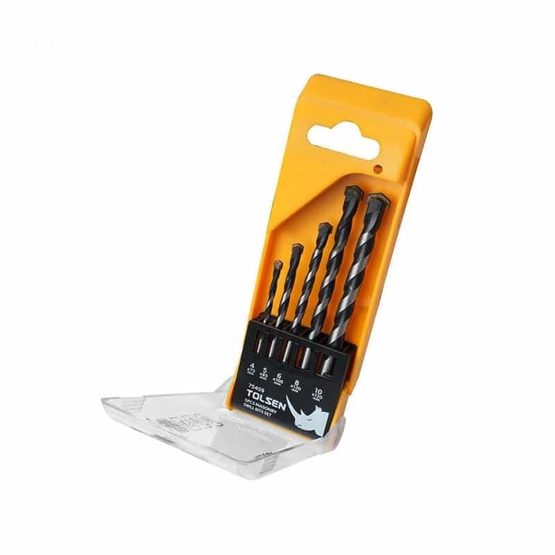 5PCS MASONRY DRILL BITS SET - POWER TOOLS ACCESSORIES - AGC Tools Ghana