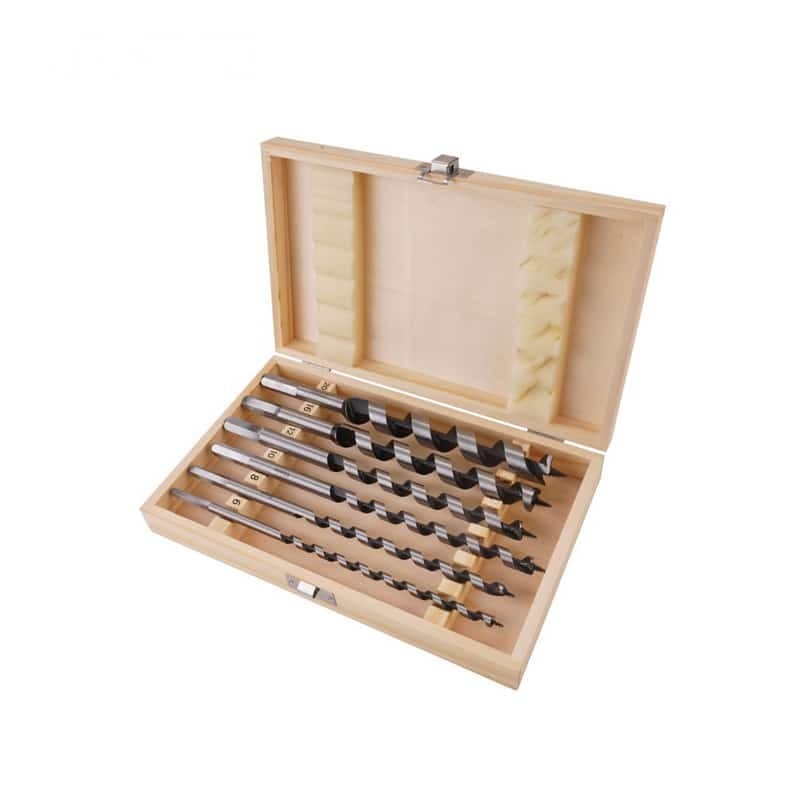 6PCS WOOD AUGER DRILL BIT SET - POWER TOOLS ACCESSORIES - AGC Tools Ghana