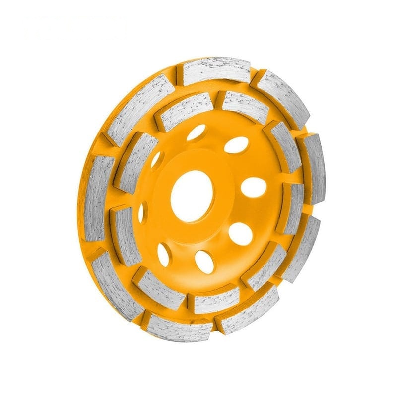 DOUBLE ROW SEGMENTED TURBO CUP GRINDING WHEEL - POWER TOOLS ACCESSORIES - AGC Tools Ghana