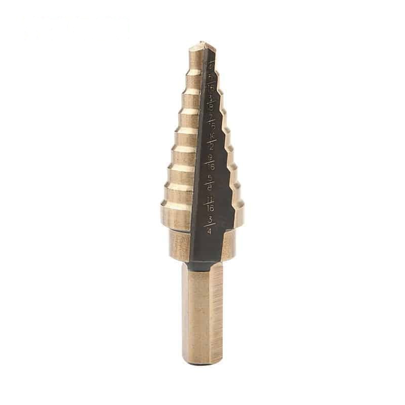 TITANIUM COATED STEP DRILL BIT - POWER TOOLS ACCESSORIES - AGC Tools Ghana