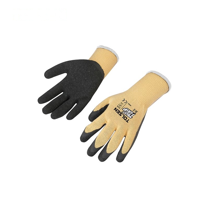 WORKING GLOVES (LATEX FOAMING GREEN WRINKLED) - PPE - AGC Tools Ghana