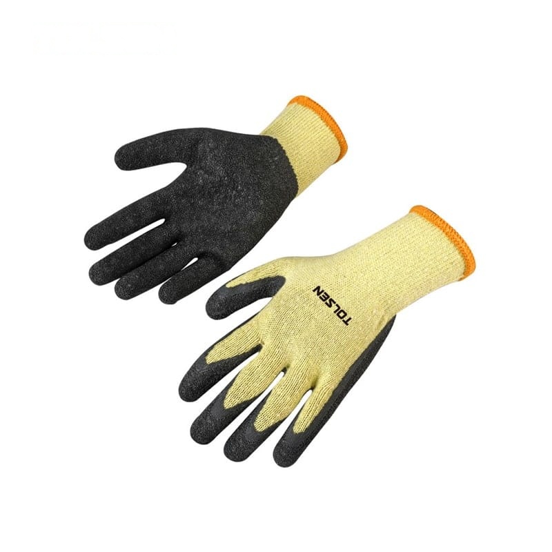WORKING GLOVES (LATEX FOAMING GREEN WRINKLED) - PPE - AGC Tools Ghana